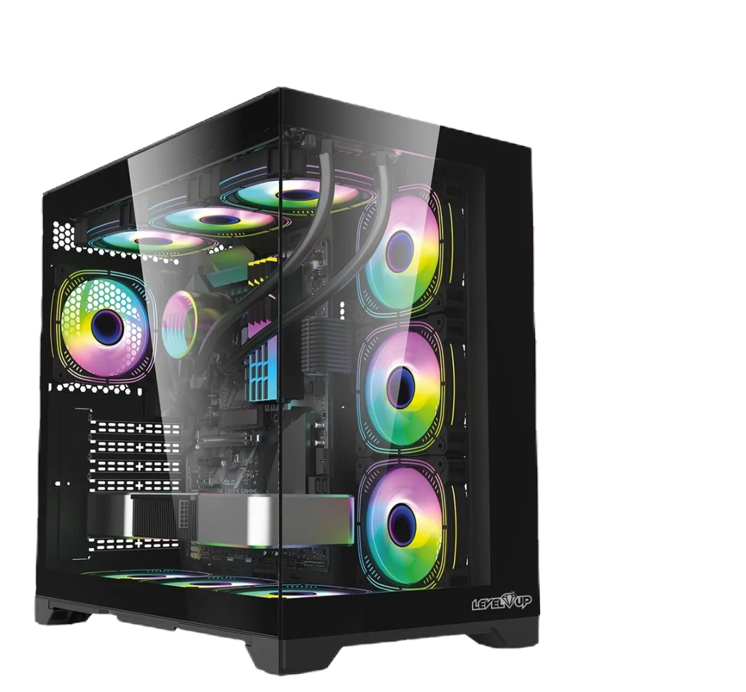 Gabinete ATX con Vidrio Templado